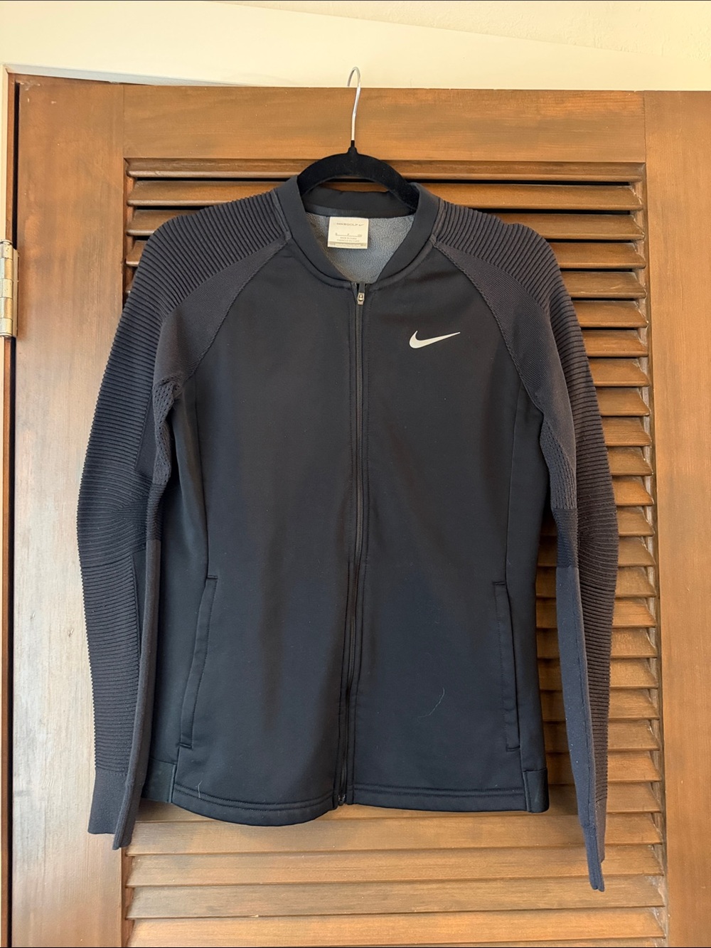 Nike Golf Women’s Black Full-Zip Performance Jacket- fleece lined